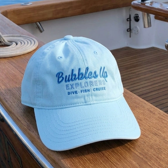 Bubbles Up Sea-foam Mom Hat
