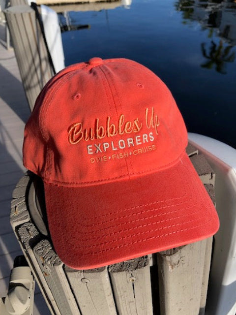 Coral Bubbles Up Mom Hat
