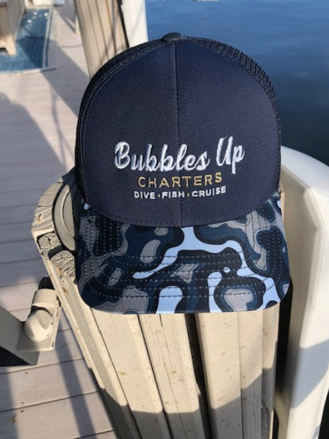 Navy and Camo Hat