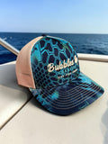 Blue & White Bubbles Up Trucker Hat