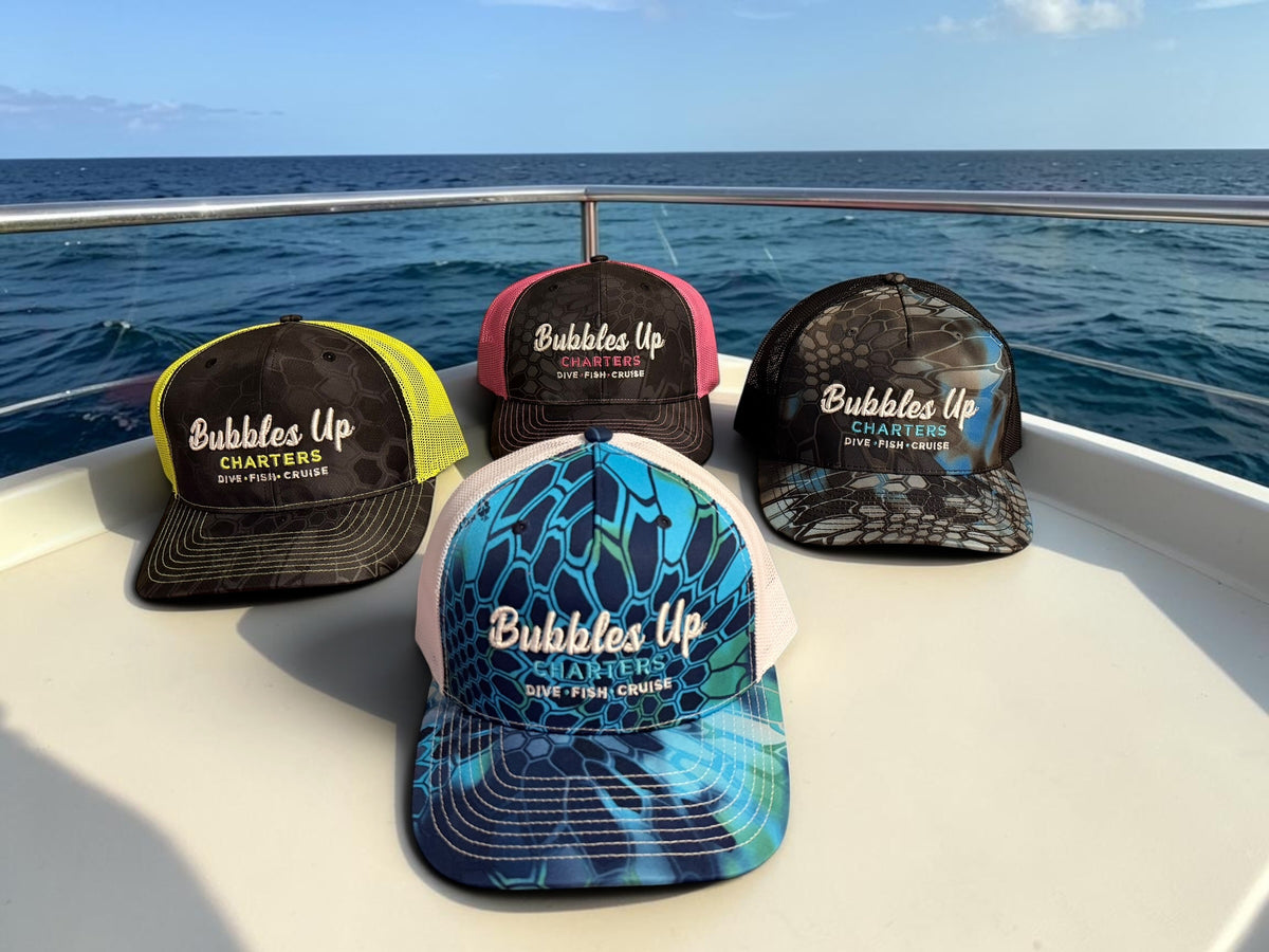 Black & Camo Bubbles Up Trucker Hat