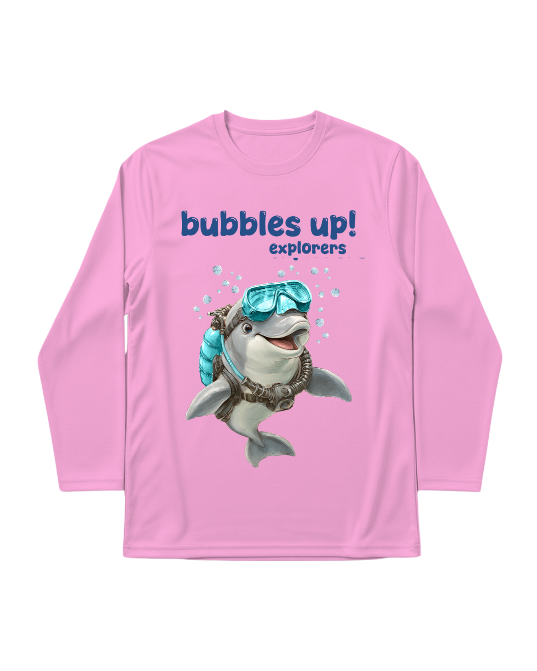 Bubbles Up Explorer Kids Long Sleeve Swim Shirt