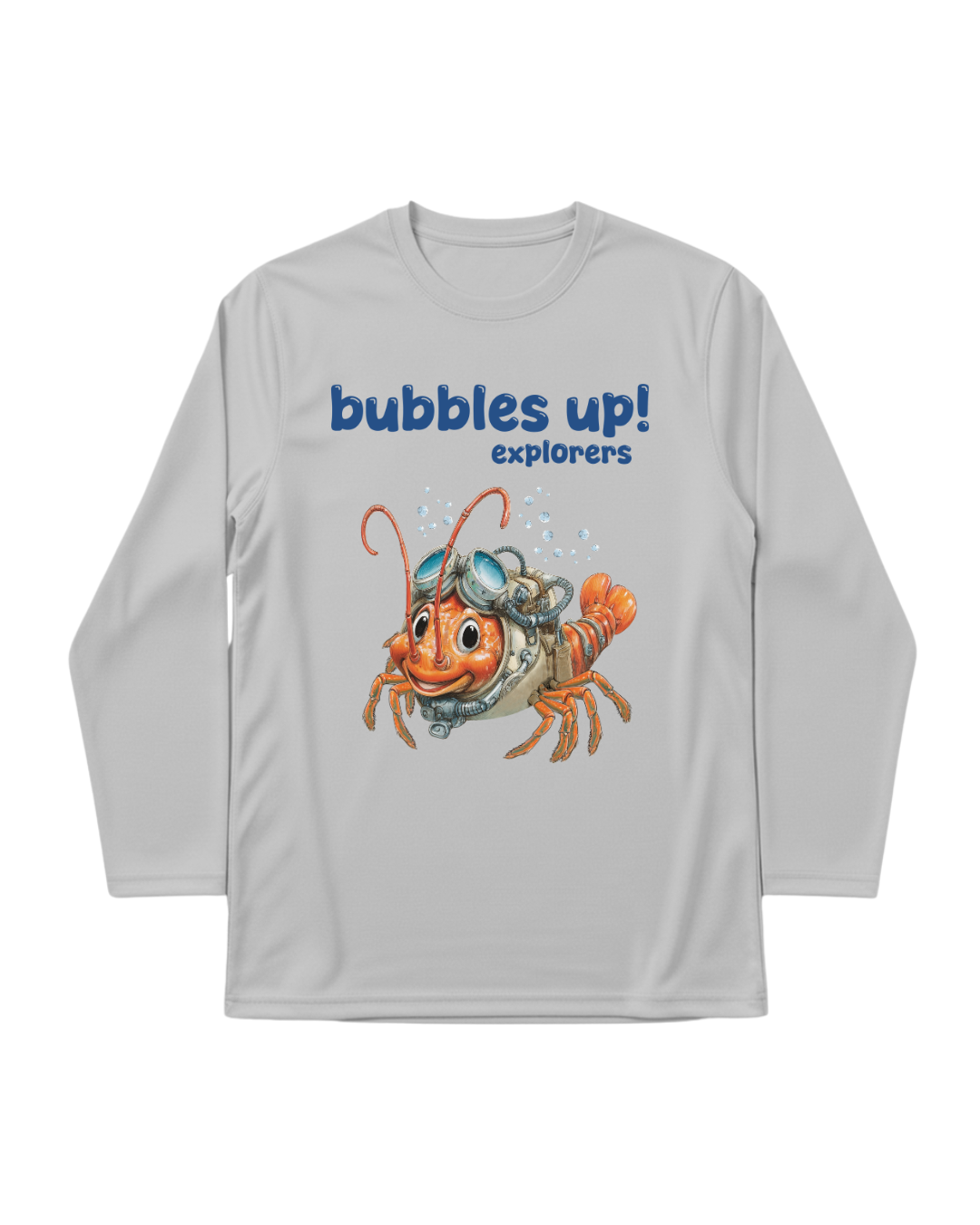 Bubbles Up Explorer Kids Long Sleeve Swim Shirt