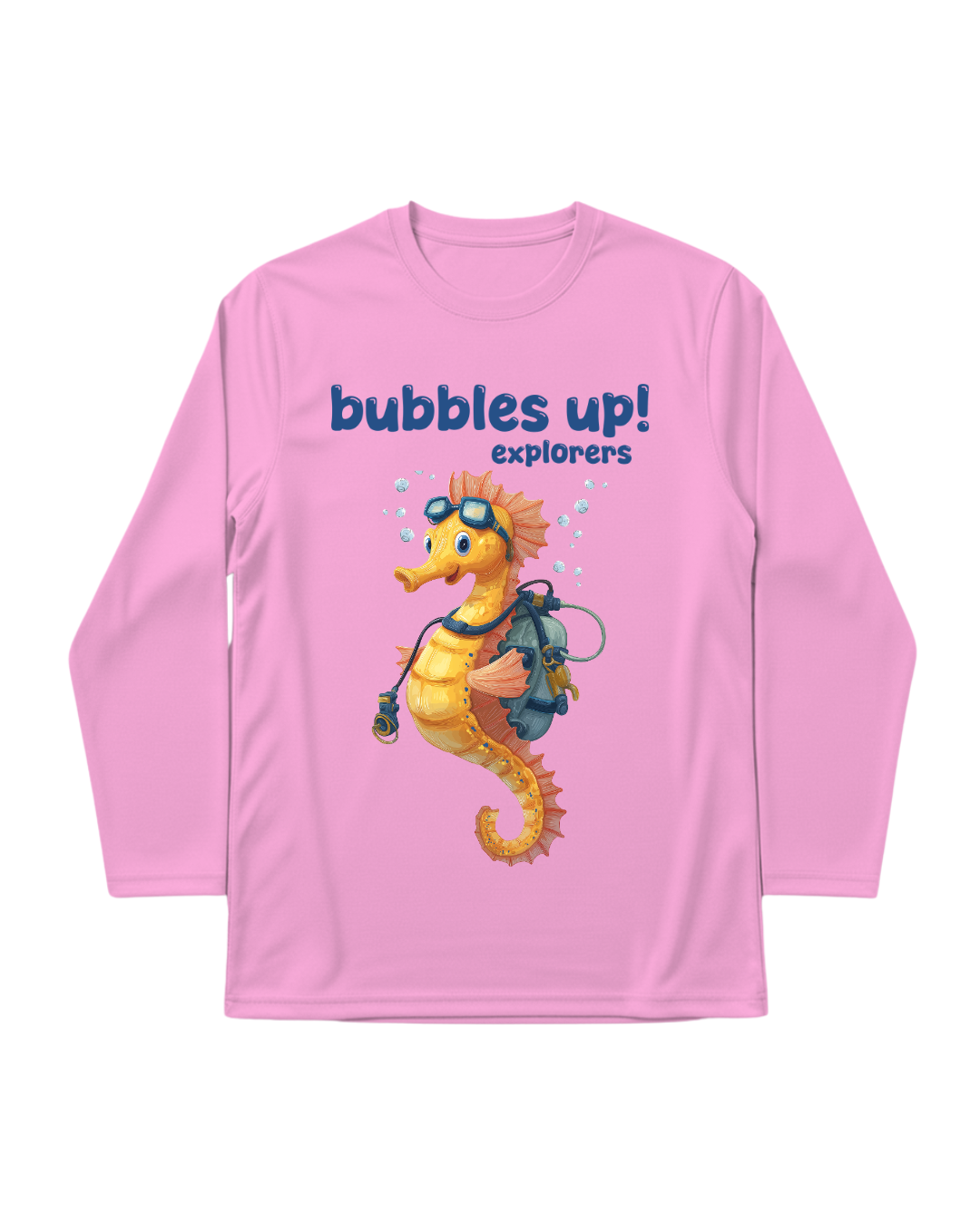 Bubbles Up Explorer Kids Long Sleeve Swim Shirt