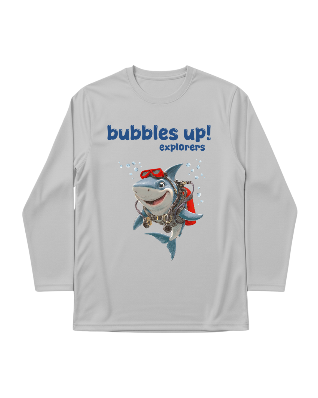 Bubbles Up Explorer Kids Long Sleeve Swim Shirt