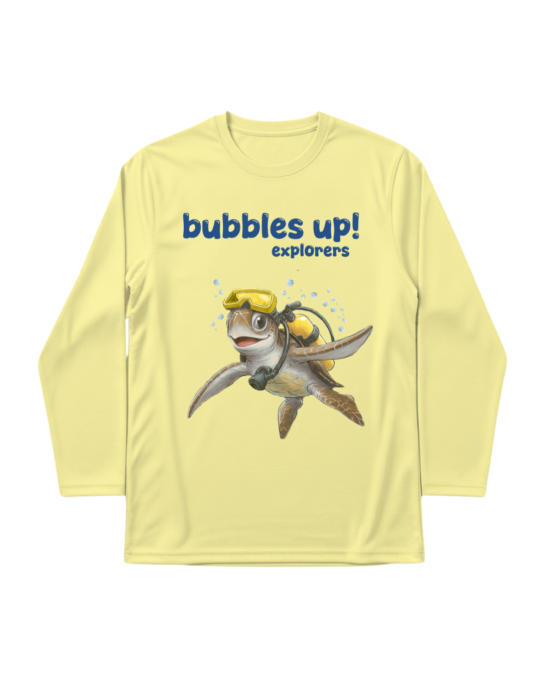 Bubbles Up Explorer Kids Long Sleeve Swim Shirt